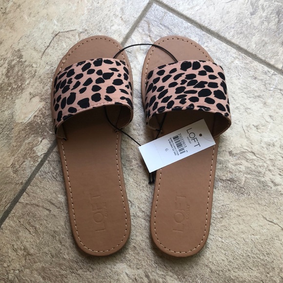LOFT Shoes - Loft Outlet Leopard Sandals NWT